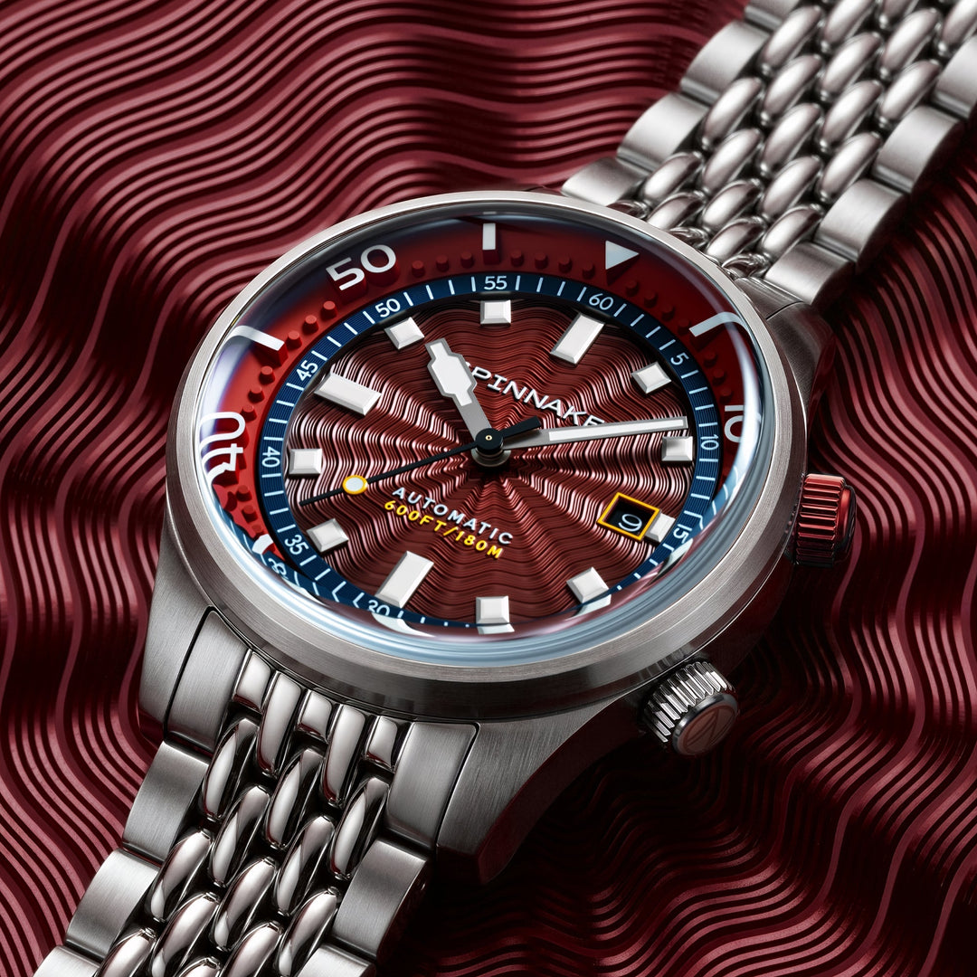 Bradner Automatic Red / Stainless Steel Red Dial