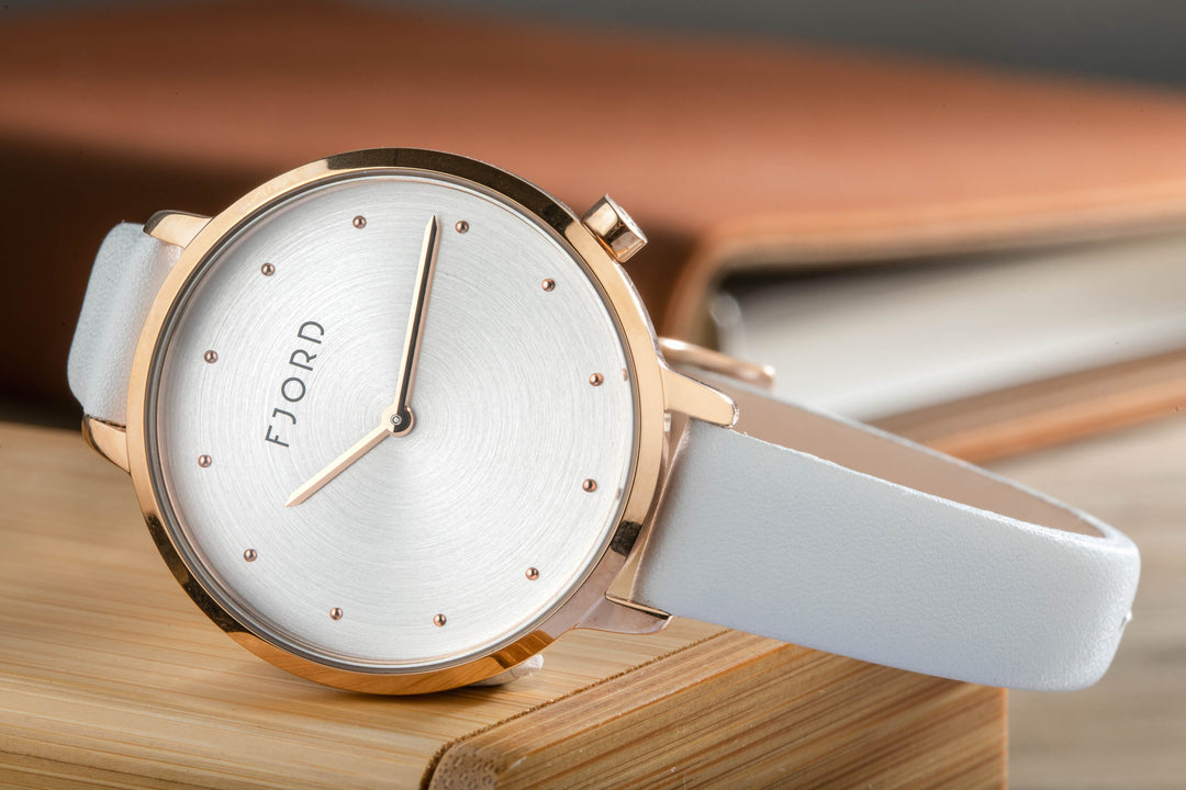 Ripple White / Leather | White Dial