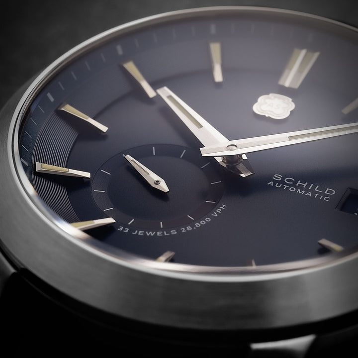 Heinrich Micro Rotor Automatic Limited Edition Blue / Stainless Steel | Blue Dia