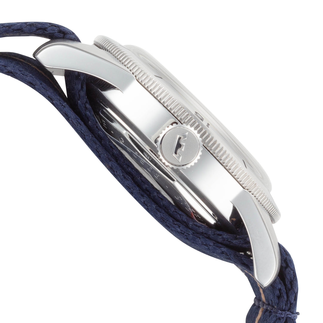 Glycine 39mm / Blue | Silver Dial