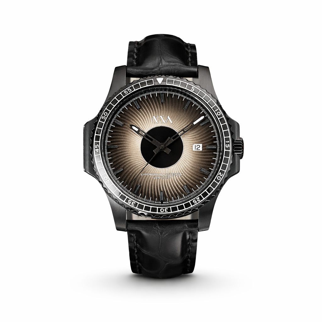 Technic Black / Leather | Black Dial