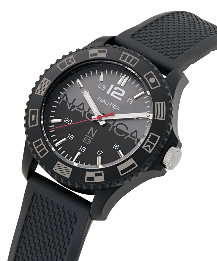 N83 SPORTY Black / Stainless Steel | Black Dial