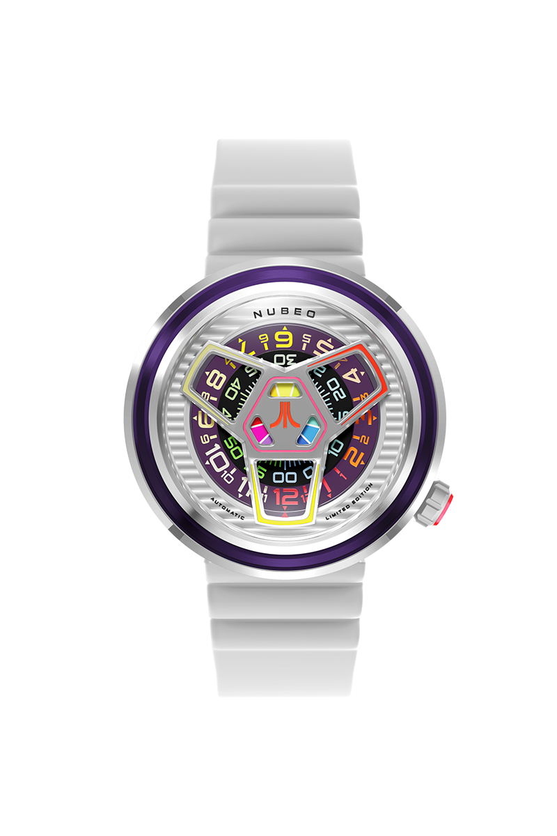 Ventana Automatic Atari Retro Gamer Limited Edition White / Rubber Strap | White