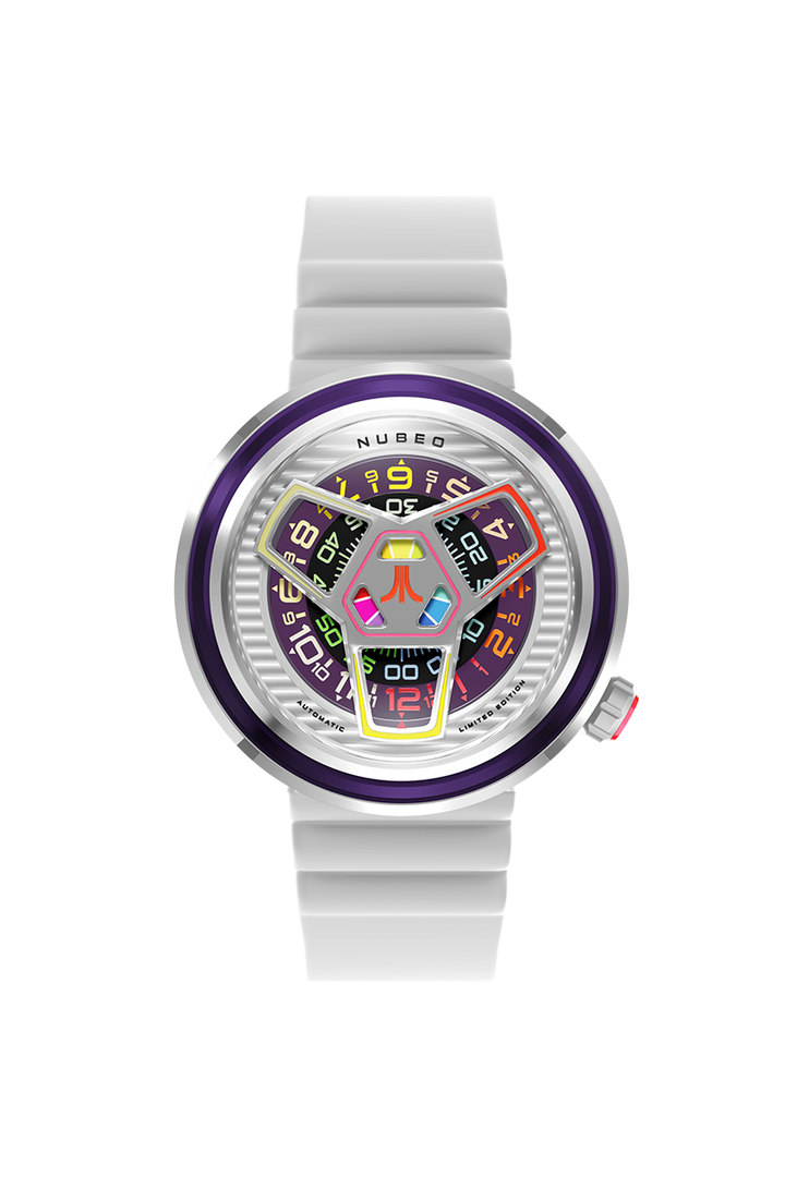 Ventana Automatic Atari Retro Gamer Limited Edition White / Rubber Strap | White