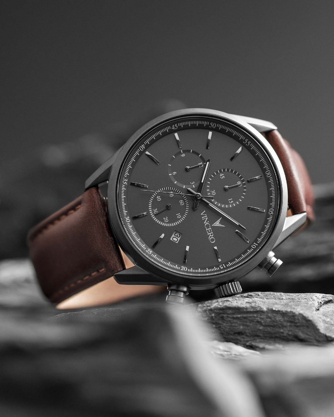 Chrono S (40mm) Gunmetal/Walnut 40mm | Gray Dial
