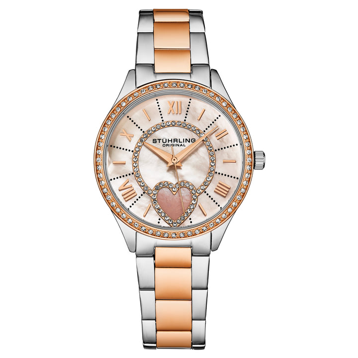 Saylor Mother of Pearl Quartz Classic Rose/Silver | White Dial