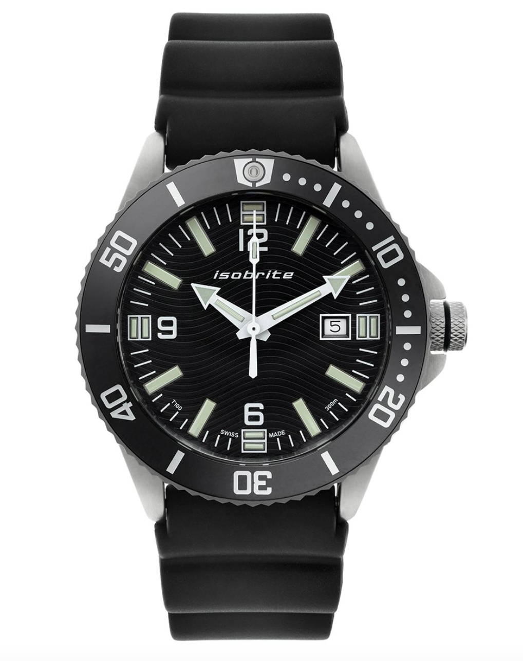 Naval Series T100 Tritium Markers Black Dial