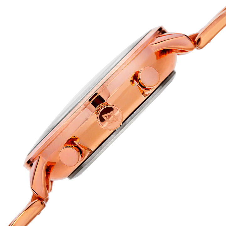 AK803RG-Casual Rose Gold/Stainless Steel | Salmon Dial