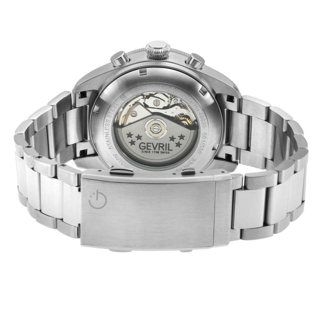 Yorkville - Chronograph Gevril Yorkville Swiss Automatic Chronograph  Watch, SS 
