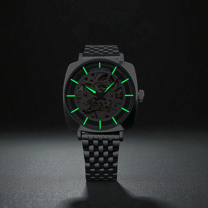 City Of London Moorgate Skeleton Automatic Blue / Stainless Steel | Blue Dial