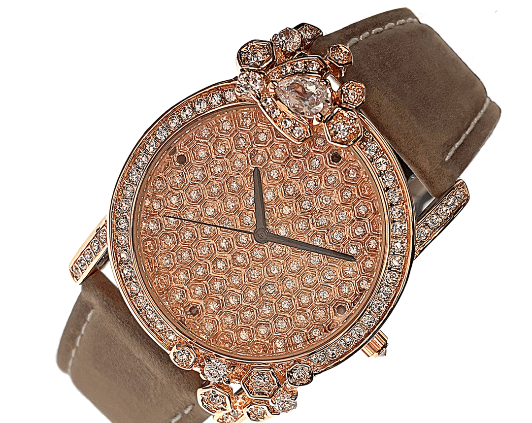 ROYALE Rosetone/Brown | Rose tone Dial