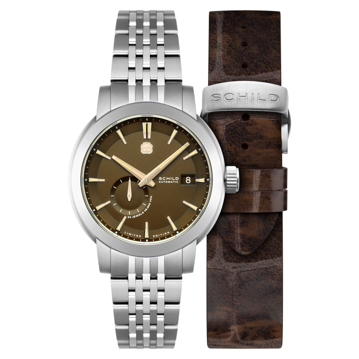 Heinrich Micro Rotor Automatic Limited Edition Brown / Stainless Steel | Brown D