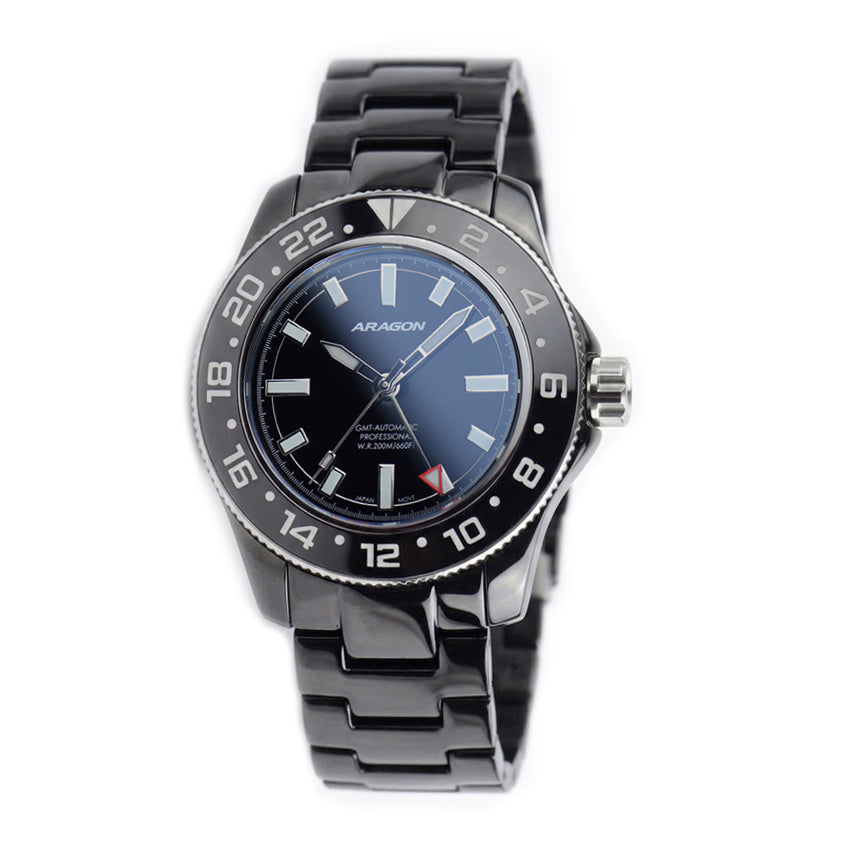 Hercules GMT 9075 50mm Black Dial
