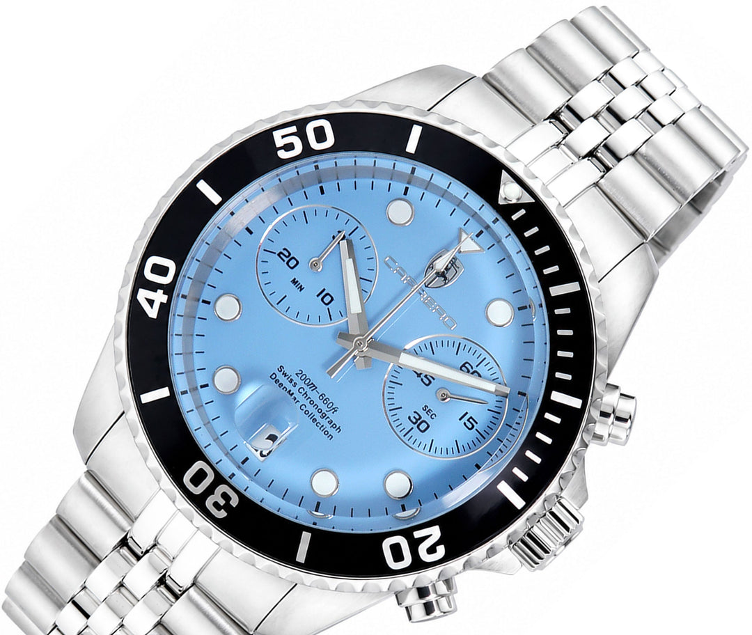 DeepMar Collection LIGHT BLUE / BLACK Light Blue Dial
