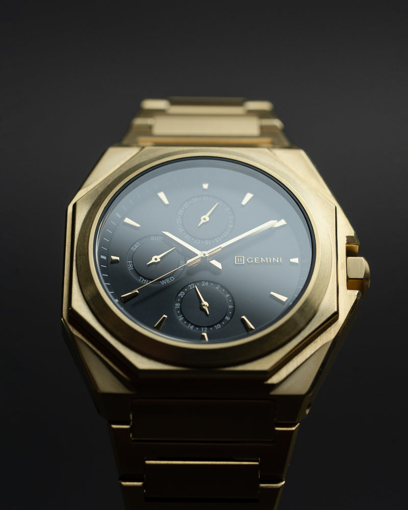 Ferro Gold Gold | Black Dial