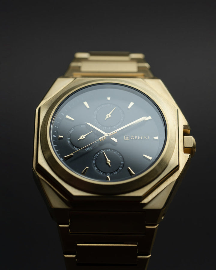Ferro Gold Gold | Black Dial