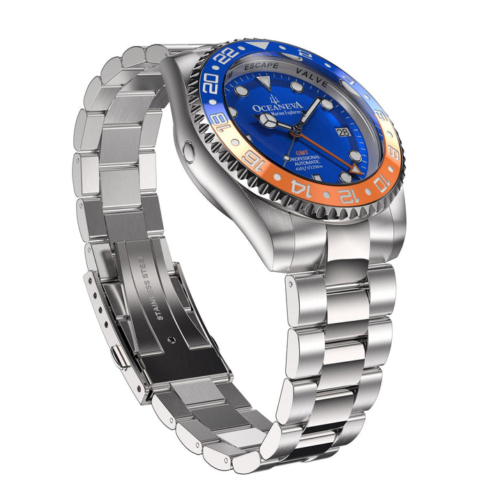 Deep Marine Explorer II Blue/Oranze Bezel | Blue Dial