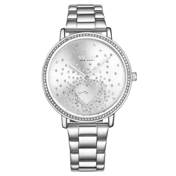 Madison-5580.1 Silver/Stainless Steel | Silver Dial