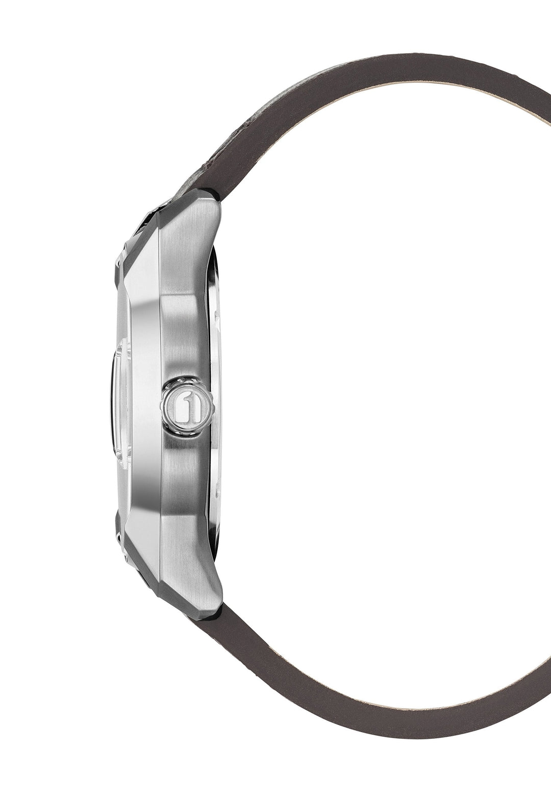 Selvedge Gray Dial / Brown Leather Strap Gray Dial