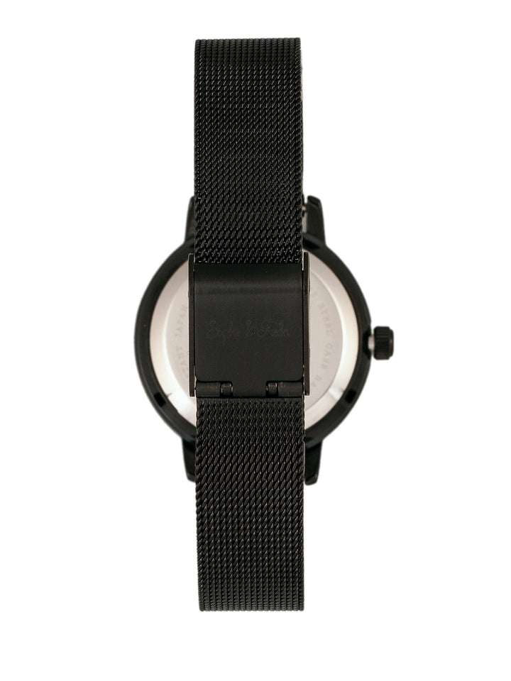 Cambridge w/ Swarovski Crystals Black | Silver Dial