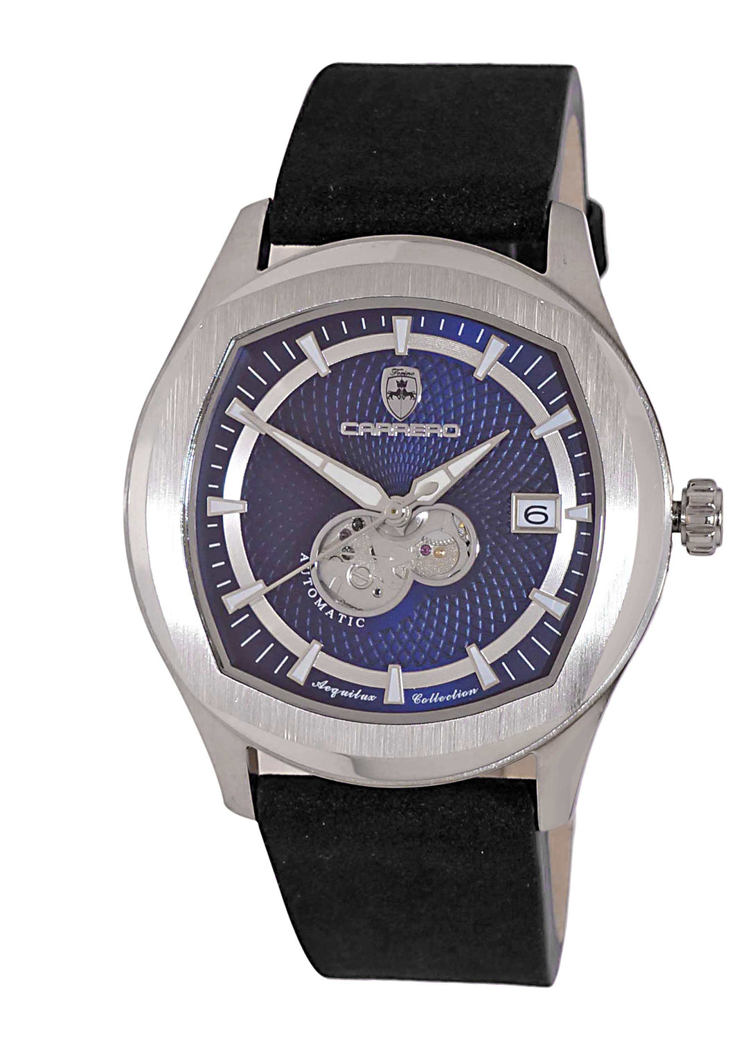 AEQUILUX SILVER TONE/BLUE -BLACK | Blue Dial