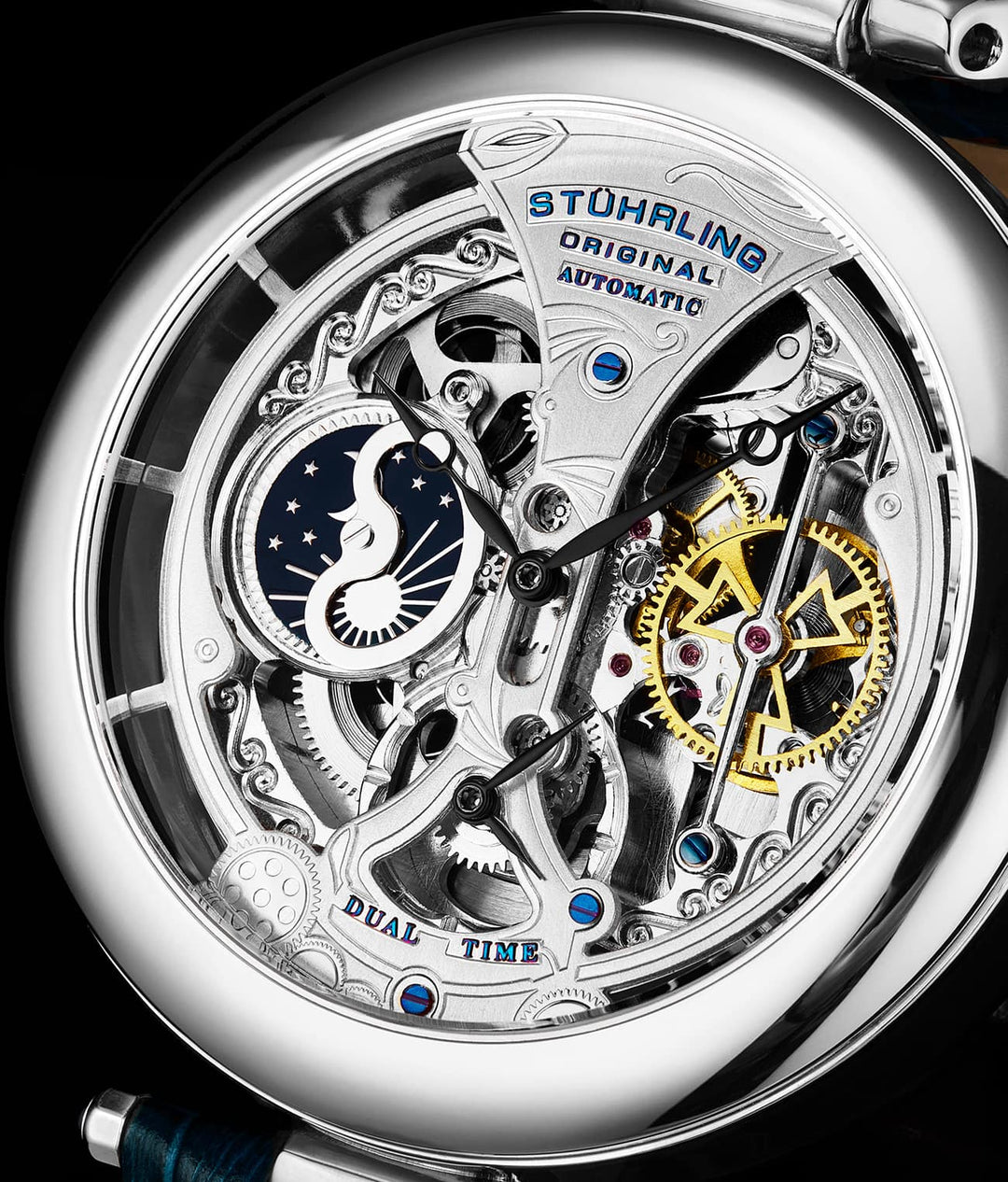 Legacy Silver Dial/ Blue Leather Blue | Silver Dial