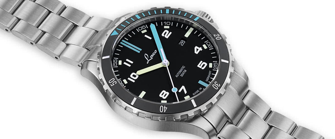 Squad Watch Atlantik 42mm Metal Bracelet Black Dial