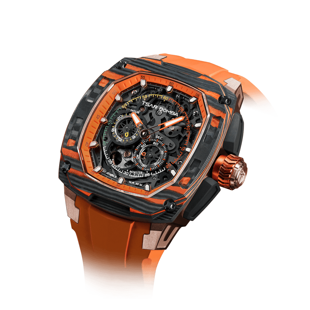 Dark Matter orange/black | Orange Dial