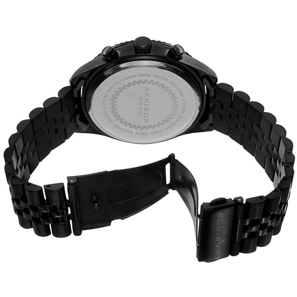 AK799BK-Casual Black/Alloy | Black Dial