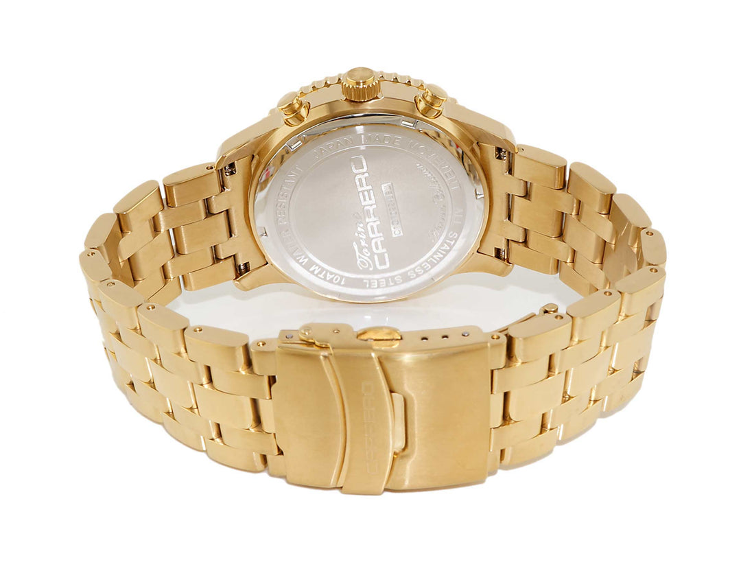 Aureum-MB Goldtone/Maroon-White Maroon Dial