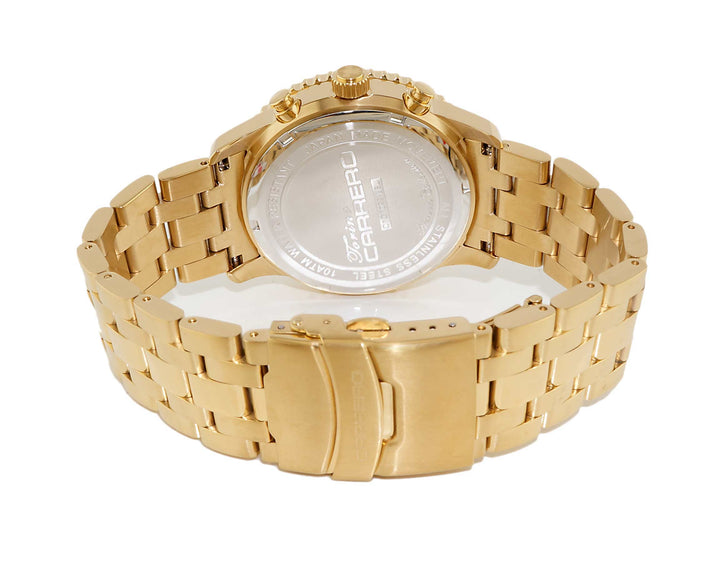 Aureum-MB Goldtone/Maroon-White Maroon Dial