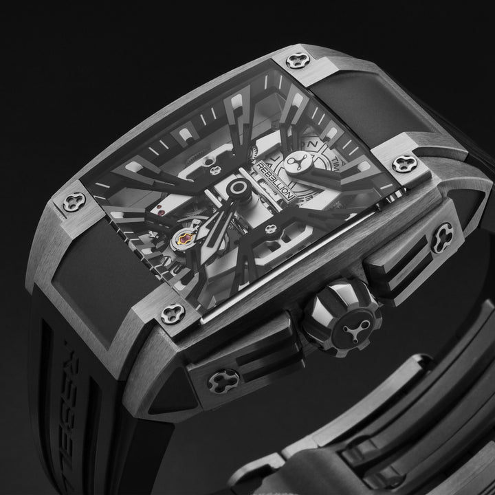 Re-Volt RBREV2H.TI.BKRH / Black Skeletonized | Black Skeletonized Dial