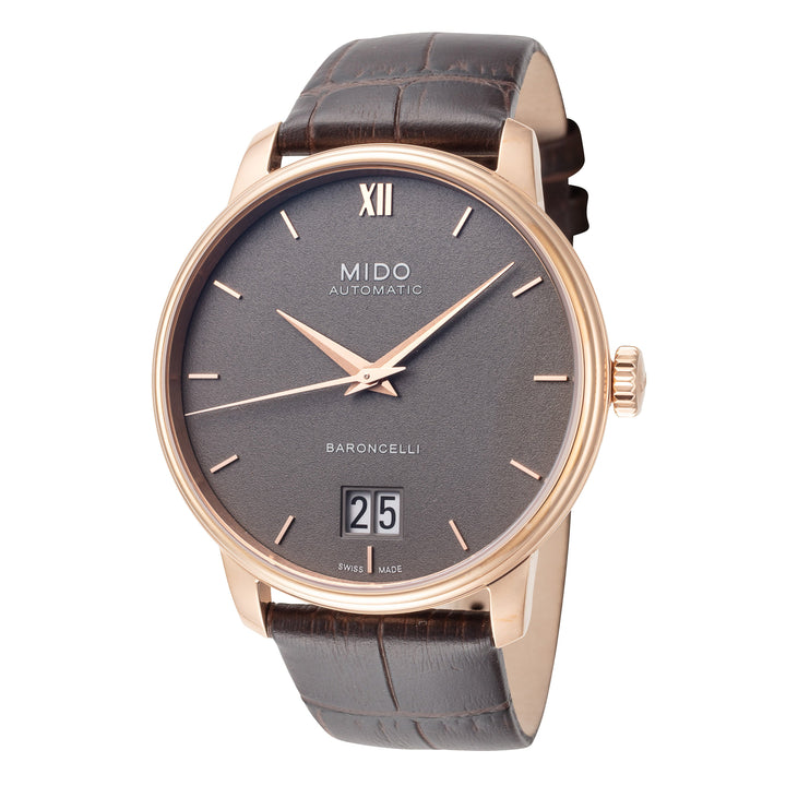 Mido 40mm / Brown / Grey | Grey Dial