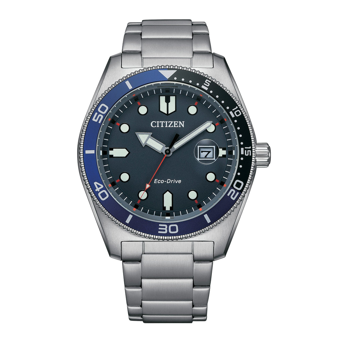 Classic 43mm / Blue / Silver Blue Dial