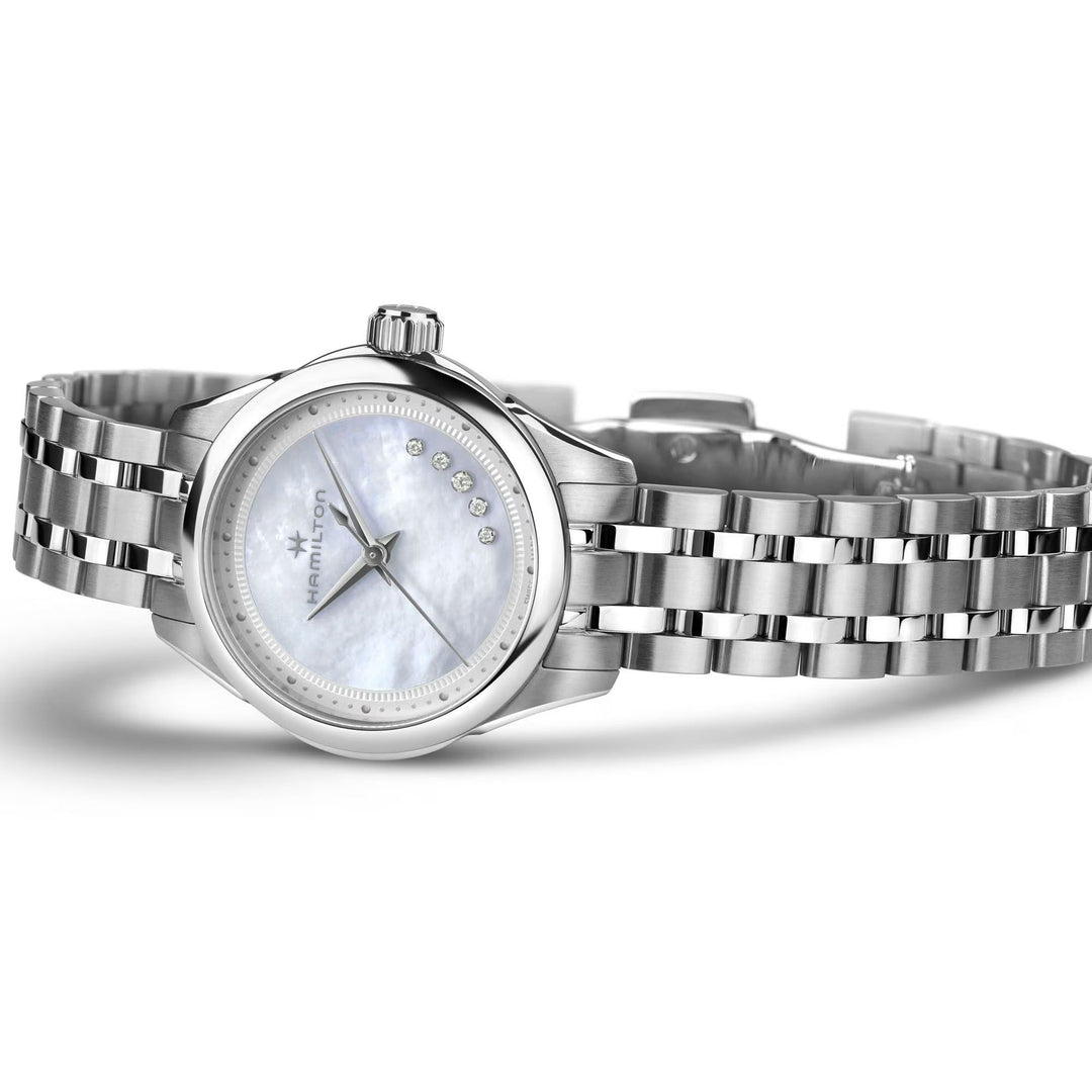 Jazzmaster White Mother-of-Pearl dial / Silver Stainless Steel Bracelet Mother-o
