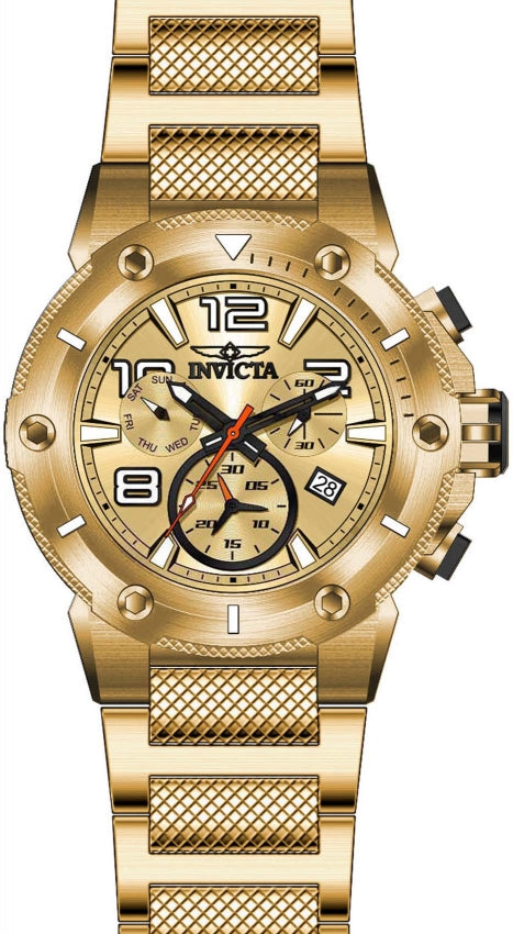 Speedway Chronograph Gold-Tone Dial / Gold-Tone Stainless Steel Bracelet Gold-to
