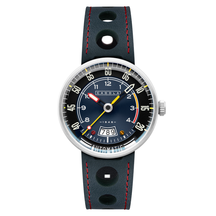 RPM Automatic Blue & Black / Leather | Blue Dial
