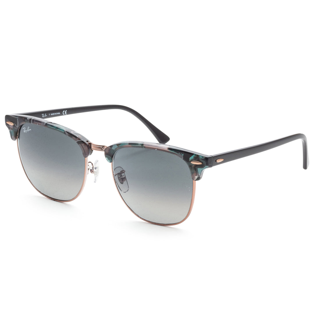 Clubmaster Spotted Grey/Green Frame, Grey Gradient Dark Grey Lens |  Dial