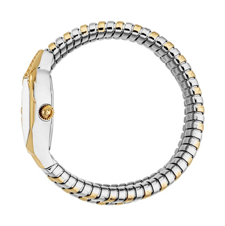 Snake 22mm / Silver / Silver and Gold Silver Dial