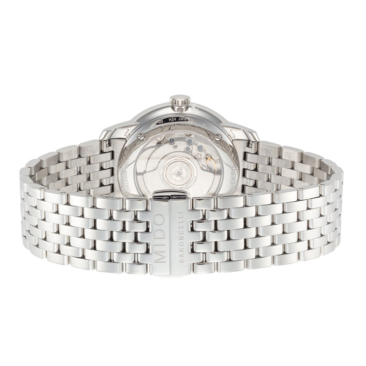 Baroncelli 40mm / White / Silver | White Dial
