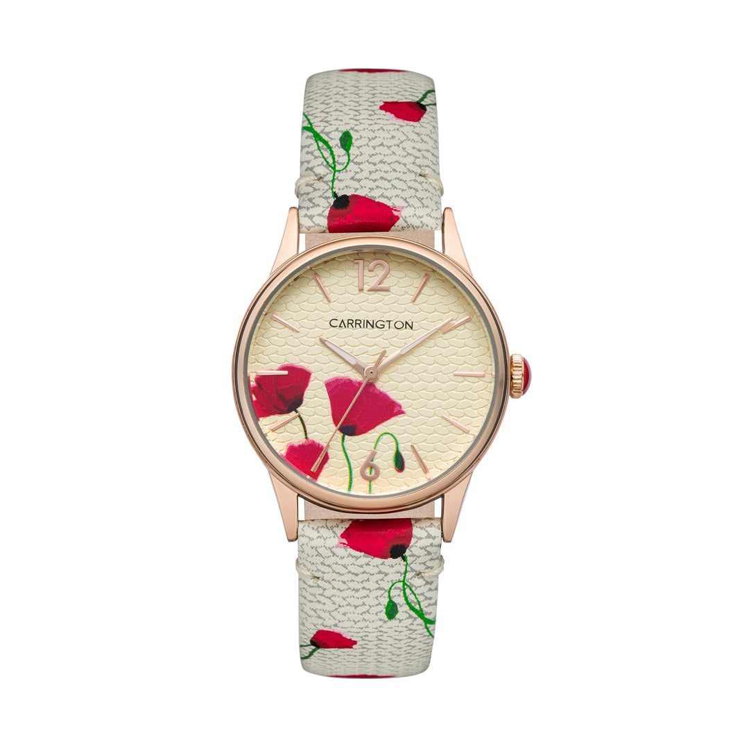 Carrington Cordelia Beige / Leather | Beige Dial