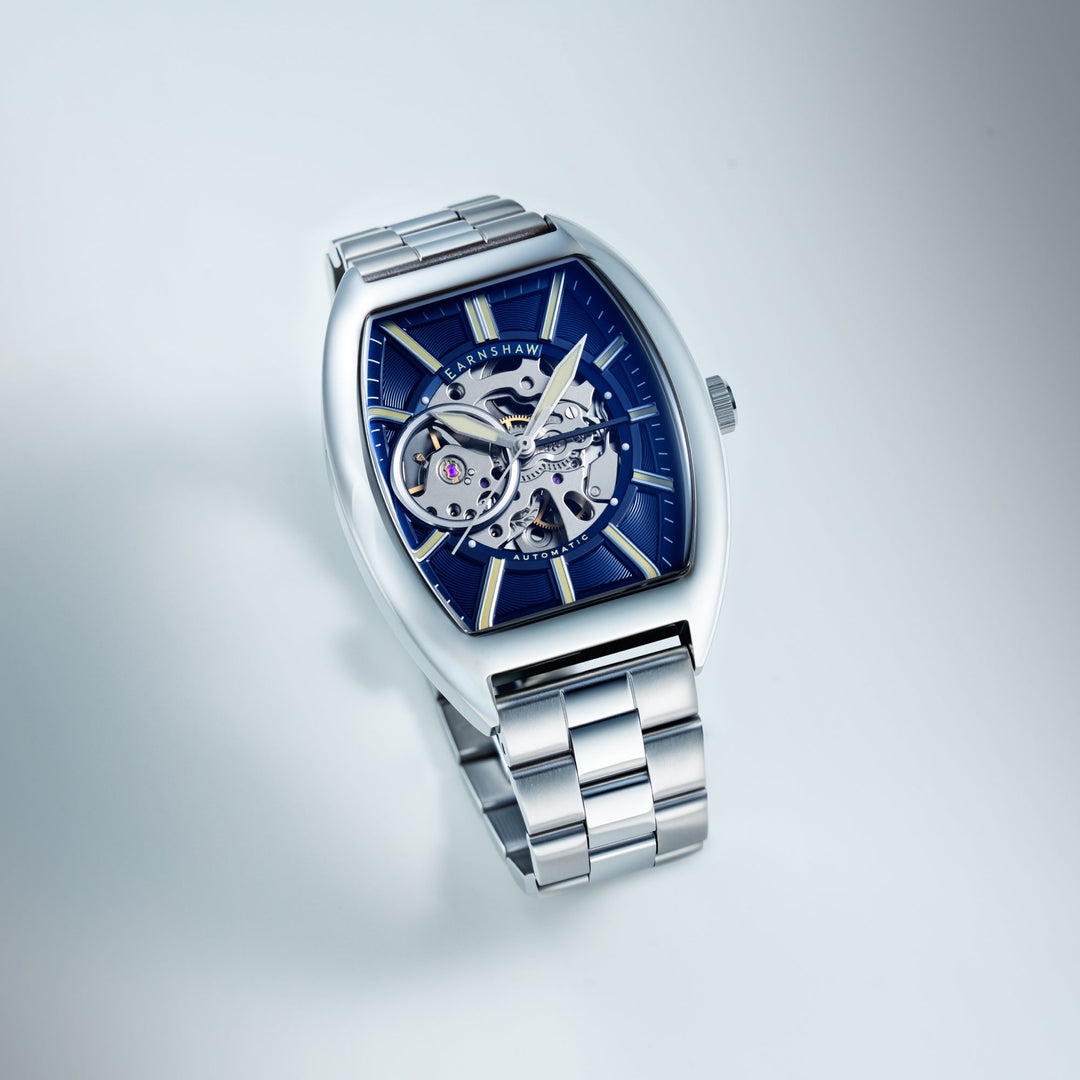 Heritage Beauchamp Skeleton Automatic Blue / Stainless Steel | Blue Dial