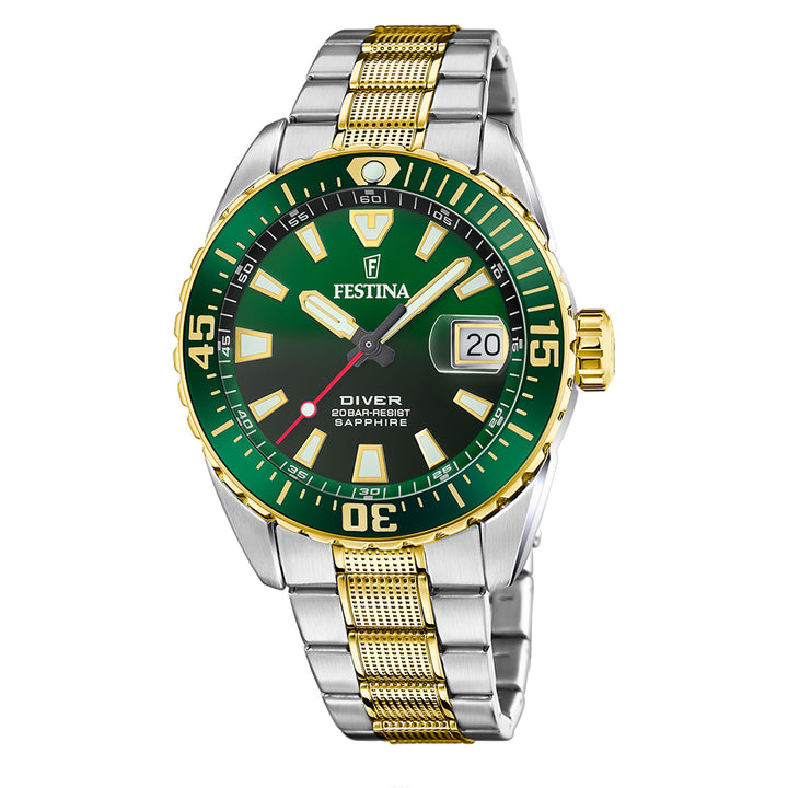 THE ORIGINALS/DIVER Green / Stainless Steel | Green Dial