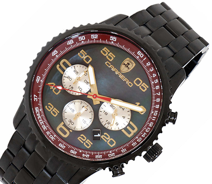 Aureum-MB IP BLACK/BLACK - GOLD Black Dial