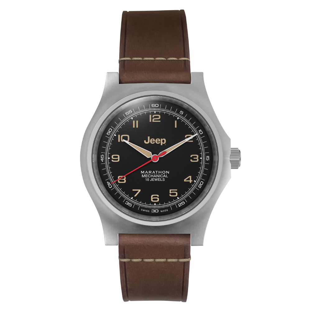 41mm JEEP WILLYS VINTAGE OFFICER'S MECHANICHAL COLOUR: SS/HERITAGE 3PC CRAZY HOR