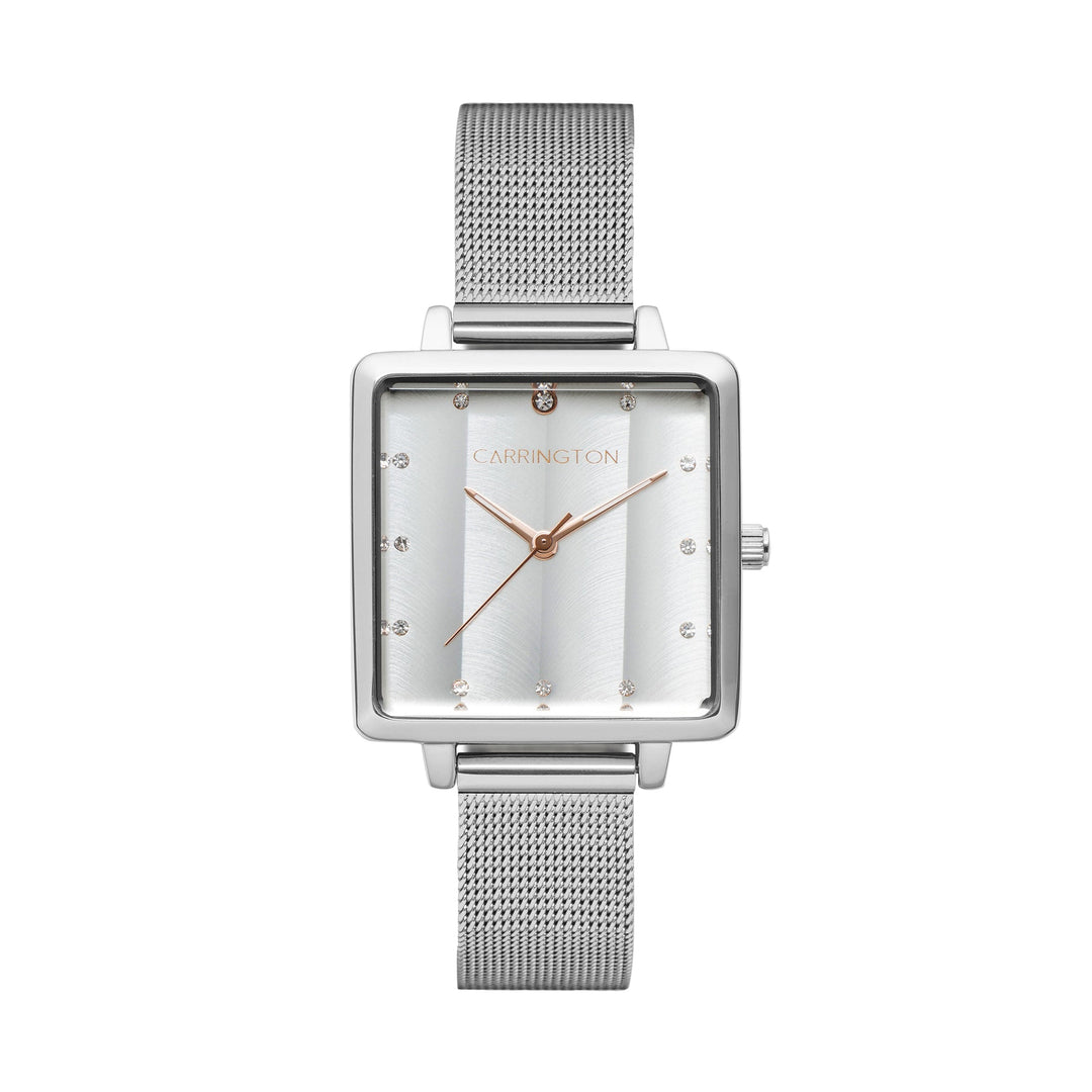 Eleanor Silver / Stainless Steel | White Dial