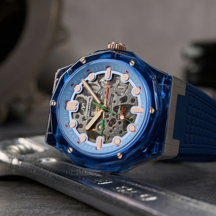 Ravello Automatic Blue / Silicone | Blue Dial