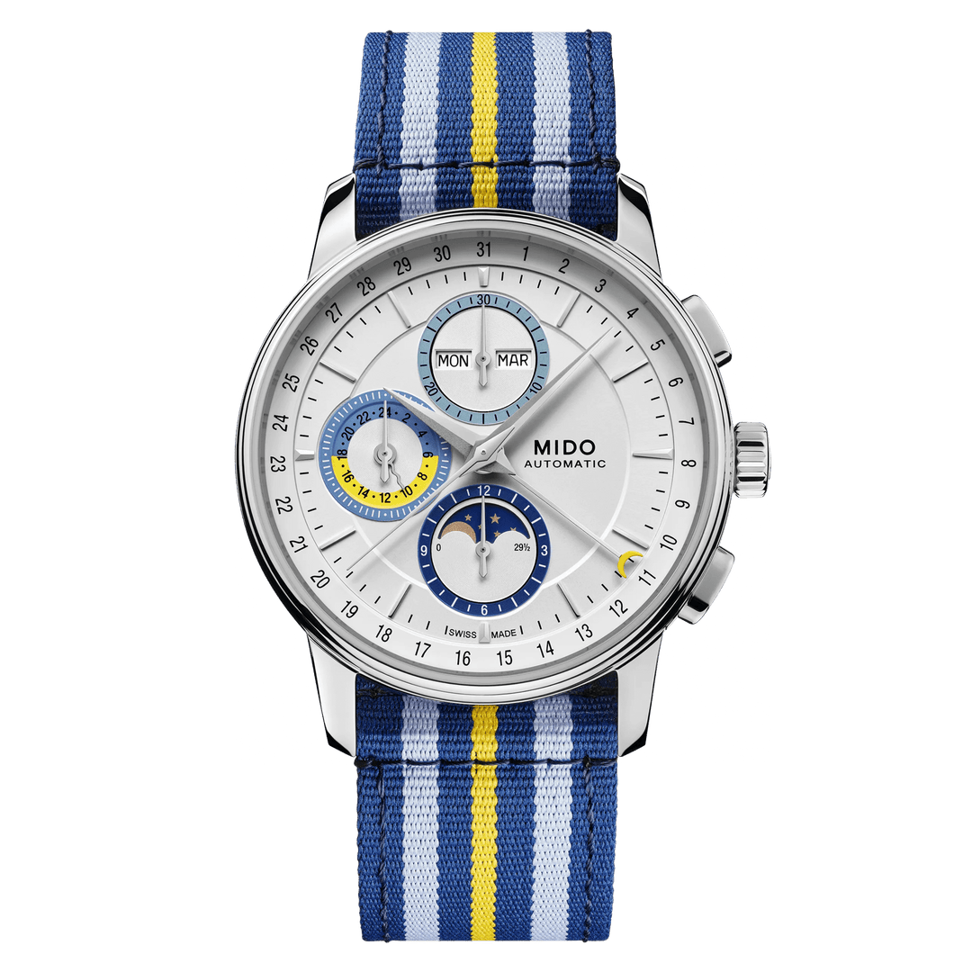BARONCELLI CHRONOGRAPH MOONPHASE White Dial
