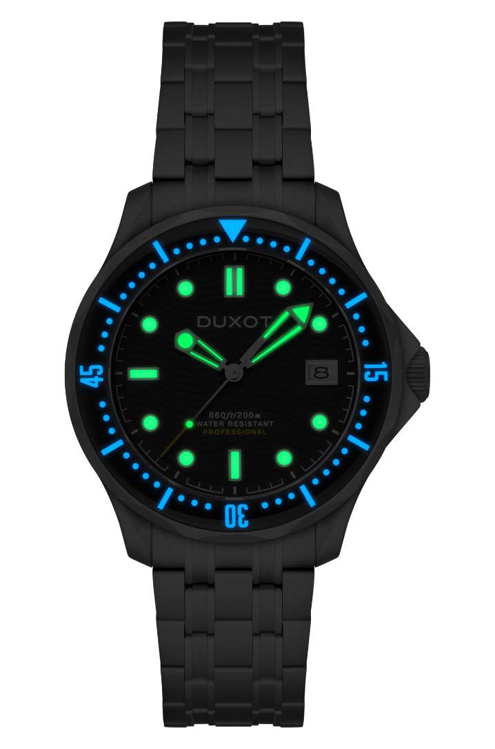 Henri Diver Automatic Black / Stainless Steel | Black Dial