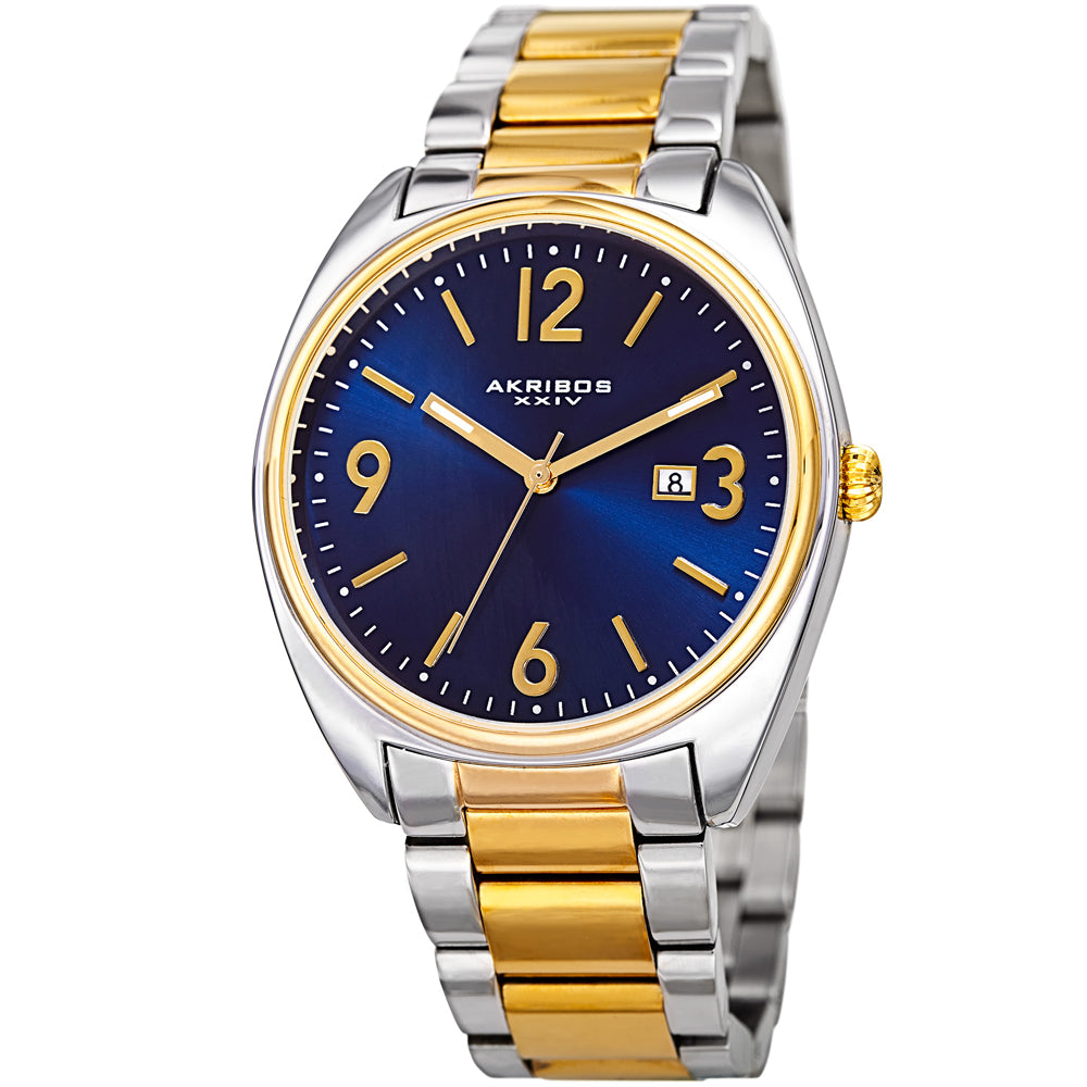 Dress-AK957TTG Two-tone (Silver-tone and Yellow Gold-tone)/Stainless Steel | Blu